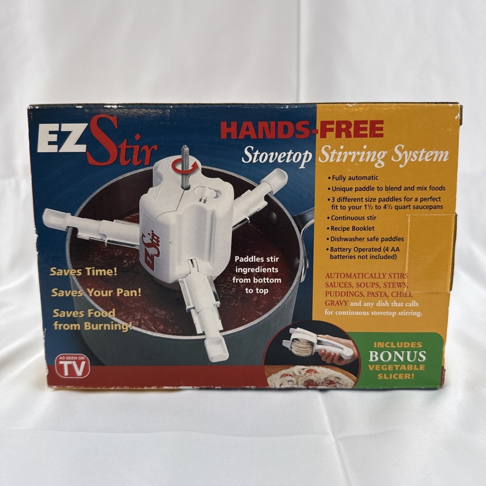 Ez Stir Original Hands Free Stovetop Stirring System NEW IN BOX
